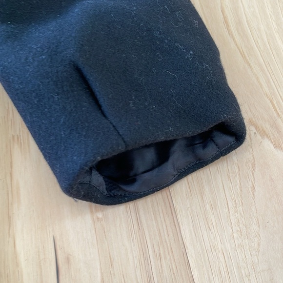 Zara Women’s Black Manteco Wool Bomber Zip Up Coat ZW Collection Medium NWT - Picture 6 of 14